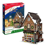 Kubische lustige 3D-Puzzle-Clog-Fabrik mit LED-Beleuchtung