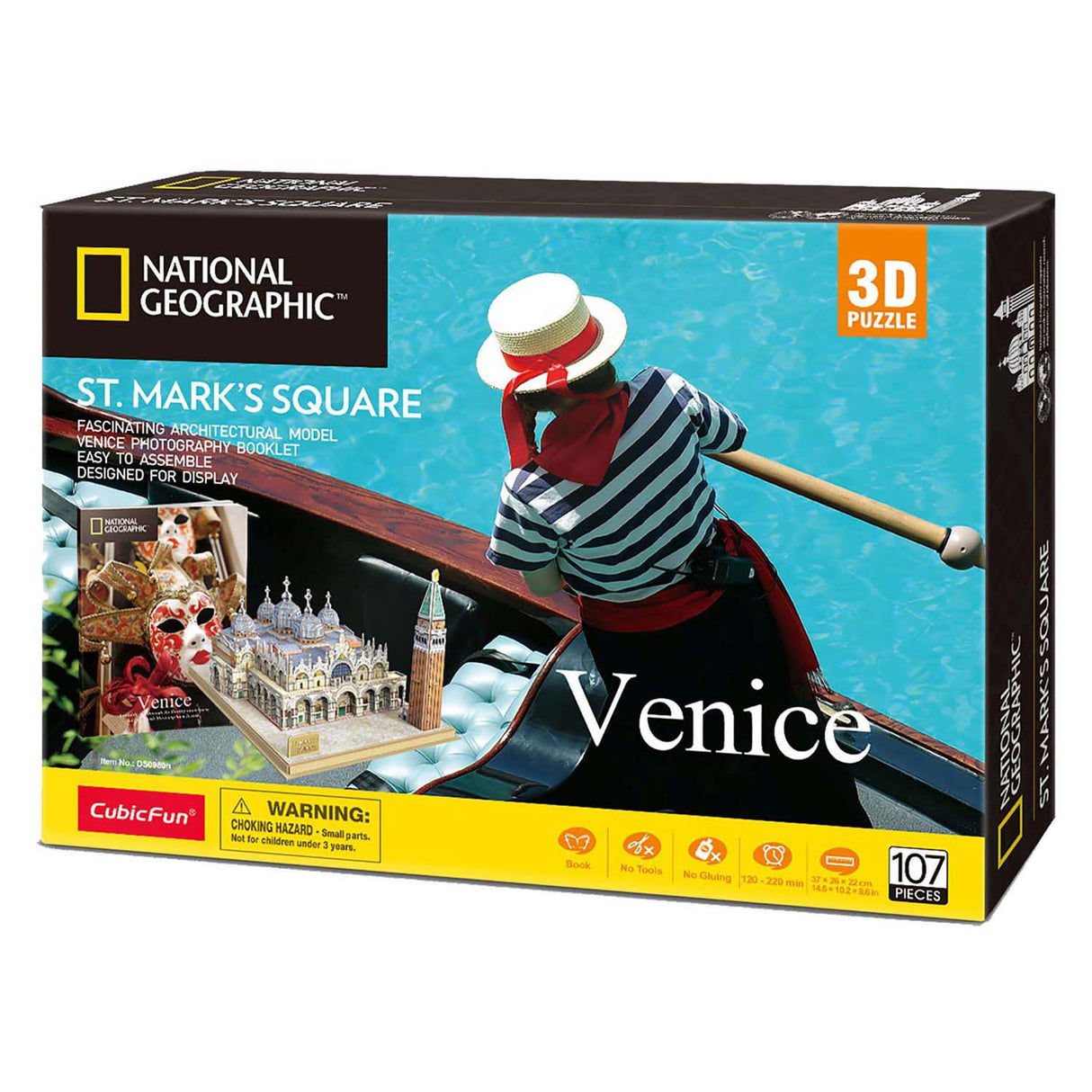 Kubisches lustiges 3D-Puzzle von der Piazza San Marco (2010315)