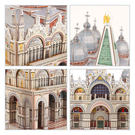Kubisches lustiges 3D-Puzzle von der Piazza San Marco (2010315)