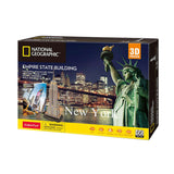 Kubisches lustiges 3D-Puzzle National Geographic Empire State Building