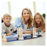 Kubisches lustiges 3D-Puzzle Tower Bridge – pädagogisch und lehrreich – 66 Teile