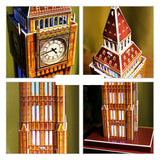 Kubisches lustiges 3D-Puzzle Big Ben mit LED-Beleuchtung