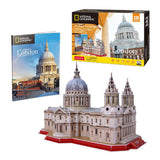 Kubisches lustiges 3D-Puzzle National Geographic St. Paul-Kathedrale