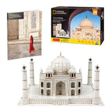 Kubisches lustiges 3D-Puzzle National Geographic Taj Mahal