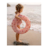 Little Dutch Schwimmring mit rosa Blumen, 50 cm