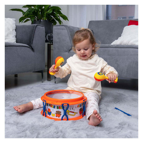 Rubo Toys Miffy Musikset – Tamburin – Trommel – Klappbretter – Maracas – Spielzeuginstrumente