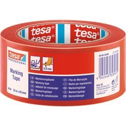 Tesa Flex-Serie – PVC-Warnband – 33 m x 50 mm – rot