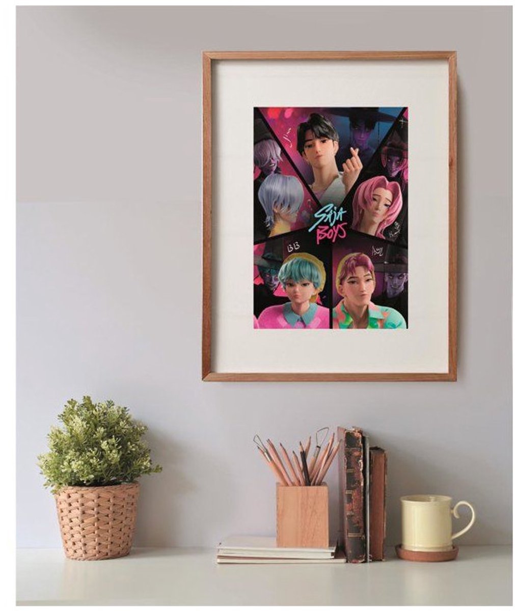 Clementoni K-Pop Demon Hunters Puzzle 500 Teile kompakt – Kpop Huntrix Puzzle – K-Pop-Hobby-Geschenk für Kinder ab 6 Jahren