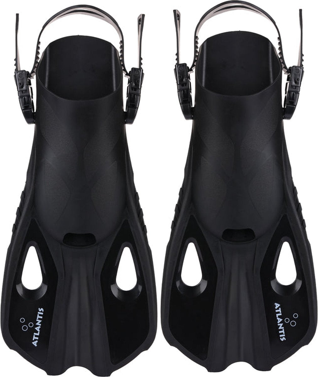 Atlantis snapper - zwemvliezen - flippers - volwassenen - zwart - 42-47