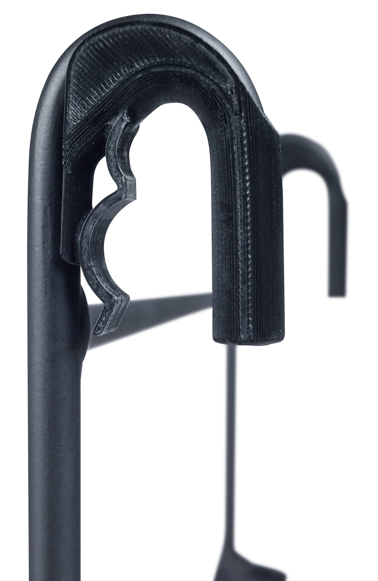 Runder Taschenhalter inkl. Armband - schwarz