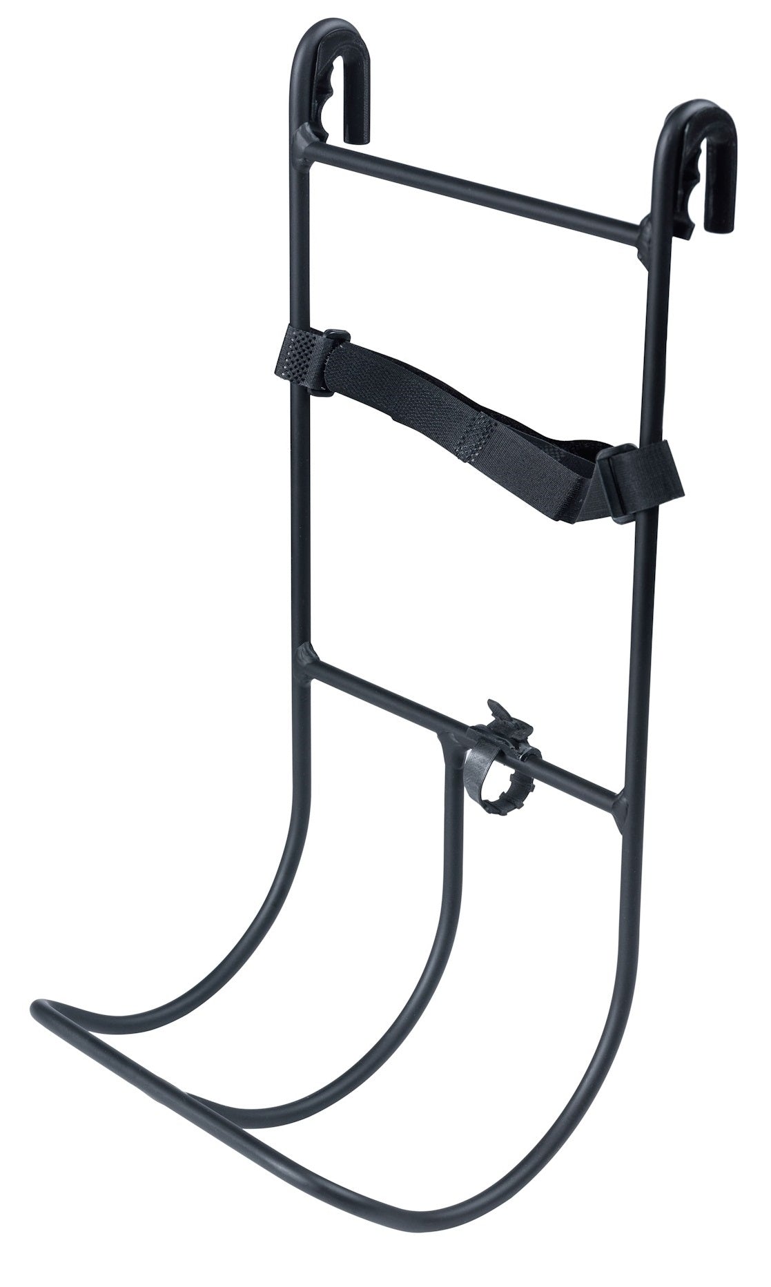 Runder Taschenhalter inkl. Armband - schwarz