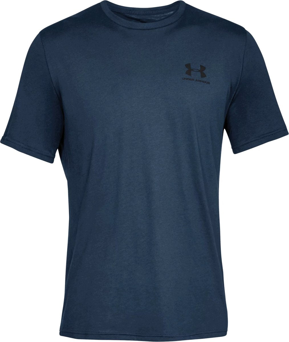 Under Armour UA M Sportstyle LC SS-Blu Herren-Sportshirt – Academy – Schwarz