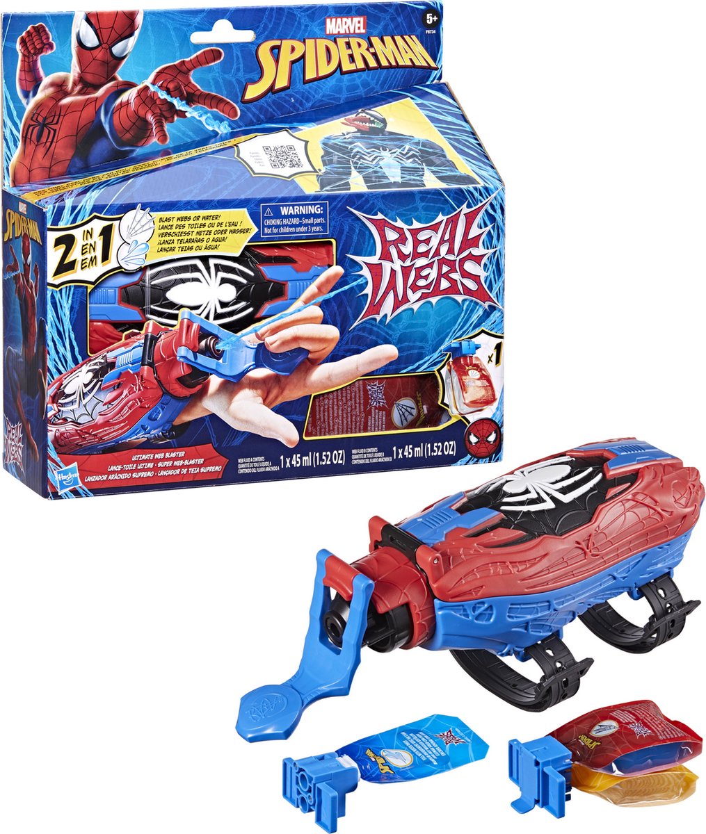 Marvel Spiderman Real Webs ultimativer Web-Blaster