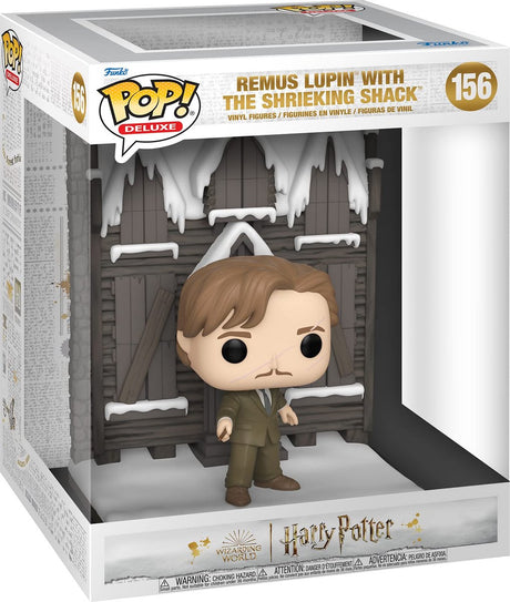 Funko Harry Potter Sammelfigur Pop! Deluxe-Vinyl – Jahrestag der Kammer des Schreckens – Hogsmeade Shack Shack mit Lupine, 9 cm, mehrfarbig