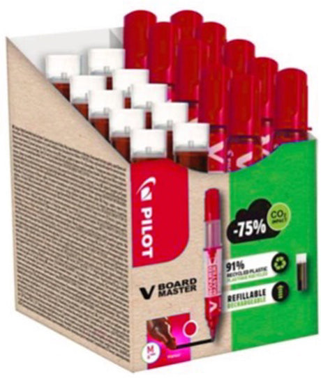 Pilot whiteboard marker v board master, voordeelverpakking, blauw