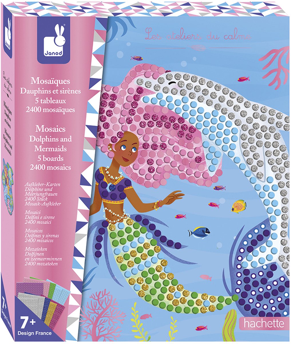 Janod – Les Ateliers du Calme – Mosaikset mit Delfinen und Meerjungfrauen