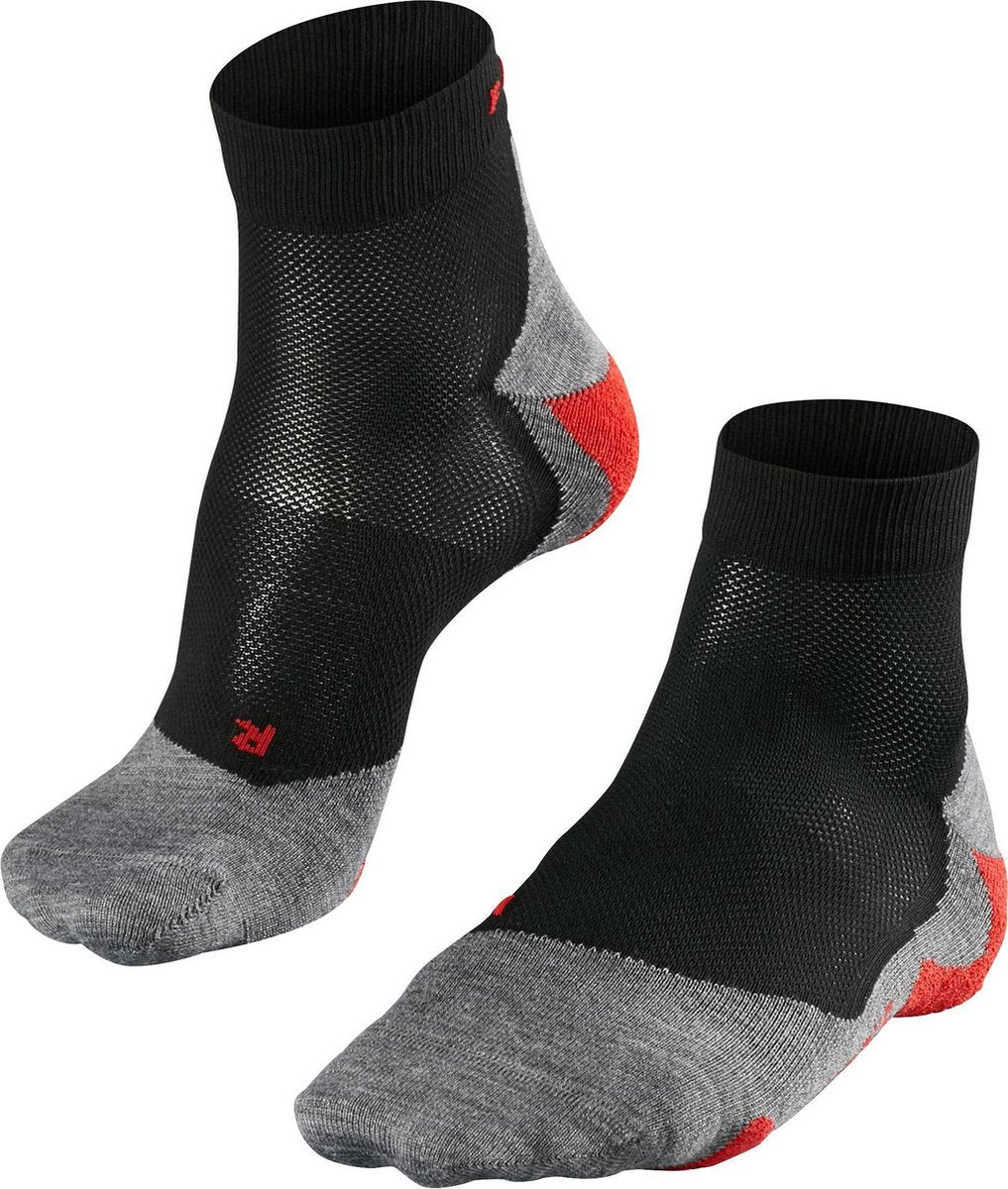 Falke ru5 kurze Anti-Blasen-Funktionsmaterial-Laufsocken Herren Schwarz - Größe 42-43