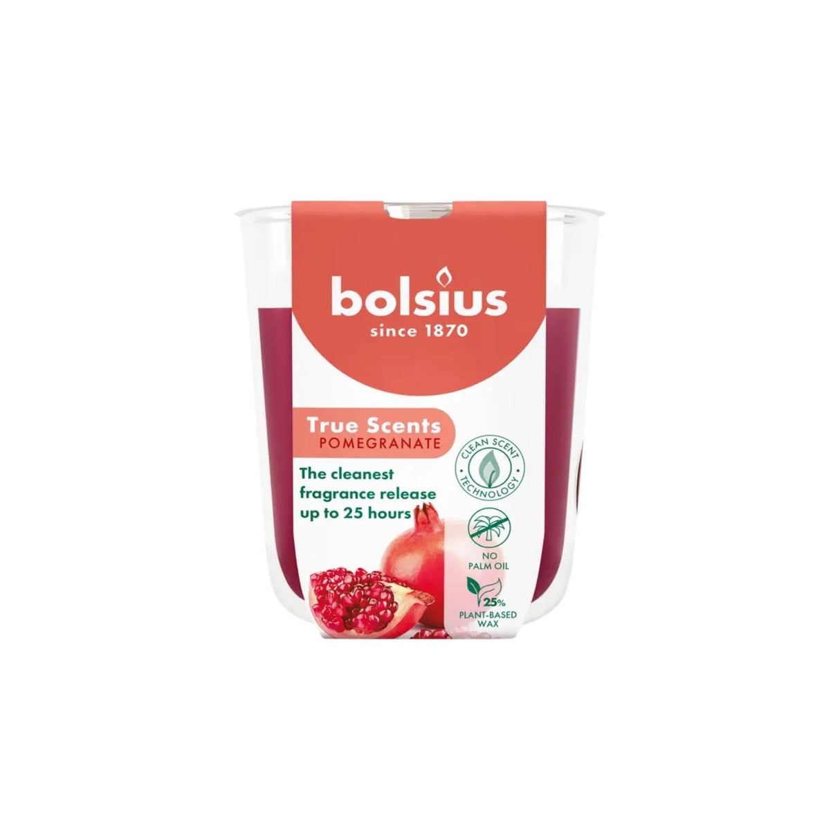 Bolsius Duftglas 80 73 Granatapfel