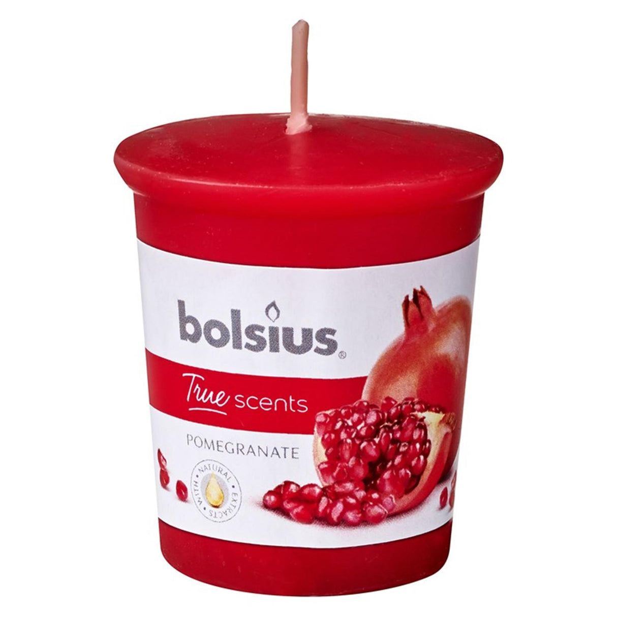 Bolsius Votivkerze 53 45 runder Granatapfel 12