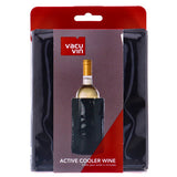 Vacuvin Vacu Vin Aktivkühler Weinhülle | Weinkühler | schwarz