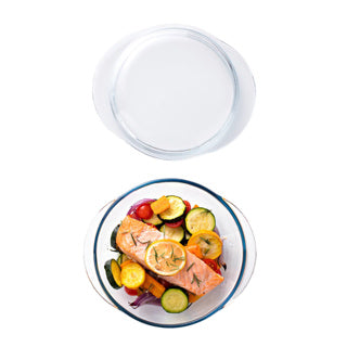 Pyrex klassische runde Auflaufform 2,1 l mit Deckel