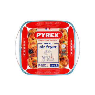 Pyrex-Luftfritteuse, quadratische Form, 1 l, 20 x 17 x 6 cm