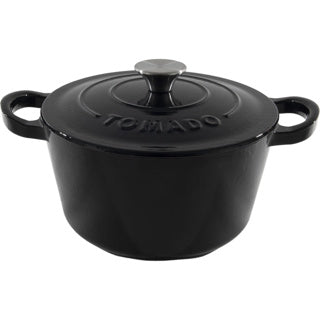 Ohne Marke Sans Marque Tomado – Bratpfanne – Gusseisen – Schwarz – 24 cm