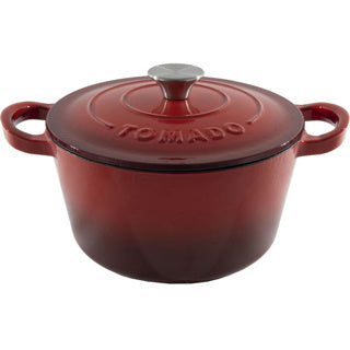 Bratpfanne Tomado Gusseisen rot 24 cm