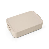 Brabantia Make Take Lunchbox Brotkasten – groß – Kunststoff – weiches Beige
