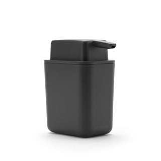 Brabantia Seifenspender am Waschbecken – 200 ml – Dunkelgrau