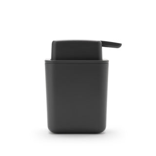 Brabantia Seifenspender am Waschbecken – 200 ml – Dunkelgrau