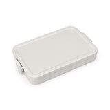 Brabantia Lunchbox zum Mitnehmen, flach, hellgrau