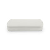 Brabantia Lunchbox zum Mitnehmen, flach, hellgrau