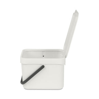 Brabantia Sort Go Abfallbehälter – 6 Liter – Hellgrau