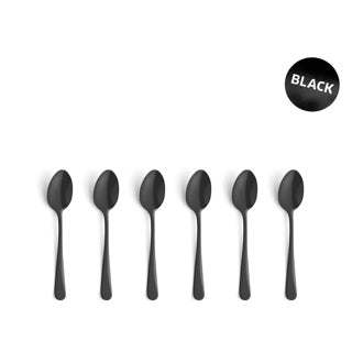 Amefa Austin Vintage Teelöffel – 6 Stück – Schwarz