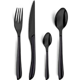 Amefa - Eclat Lumino Black - 16-teiliges Besteckset - 4 Personen