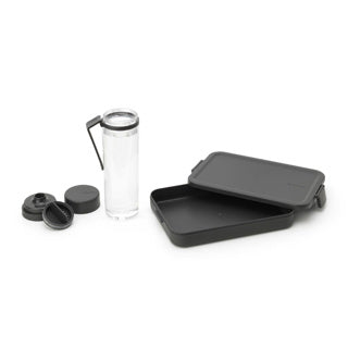 Brabantia Pausenset Take Take 2-teilig dunkelgrau