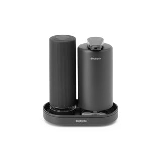 Brabantia Seifenspender-Set im Waschbecken-Stil – Mineral Infinite Grey