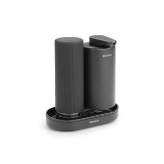 Brabantia Seifenspender-Set im Waschbecken-Stil – Mineral Infinite Grey