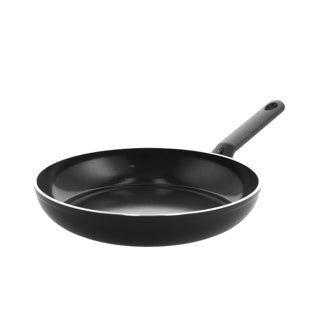BK Easy Induktionsbratpfanne 30 cm – PFAs-freie Antihaftbeschichtung – Induktionsbratpfanne – Keramikpfanne – ofenfest bis 160 °C – Kaltgriffe – Schwarz
