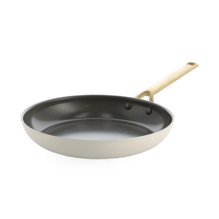 BK Sublime Bratpfanne 20 cm – PFAS-freie Antihaftbeschichtung – Induktionsbratpfanne – Keramikbratpfanne – ofenfest bis 220 °C – goldener Edelstahlgriff – Creme