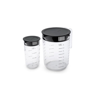 Brabantia Tasty+ Messbecher-Set 2-teilig – Dunkelgrau