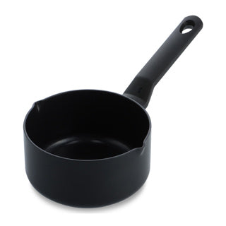 BK Easy Induktionstopf 16 cm – 1,5 l – PFAS-freie Antihaftbeschichtung – Induktionstopf – Keramikpfanne – ofenfest bis 160 °C – Kaltgriffe – ohne Deckel – Schwarz
