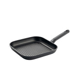 BK Easy Induktions-Grillpfanne 26 x 26 cm – PFAS-freie Antihaftbeschichtung – Induktions-Grillpfanne – Keramikpfanne – ofenfest bis 160 °C – Kaltgriffe – Schwarz