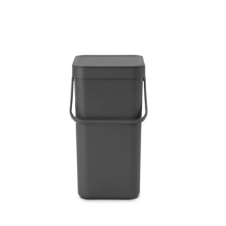Brabantia Sort Go Abfallbehälter – 12 Liter – Dunkelgrau