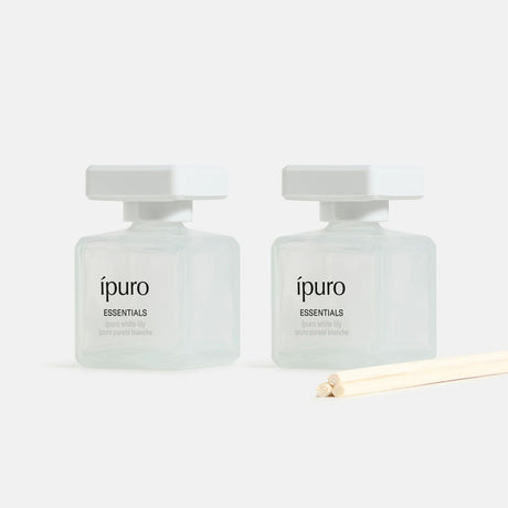 Ipuro geurdiffuser white lily 2 x 50 ml