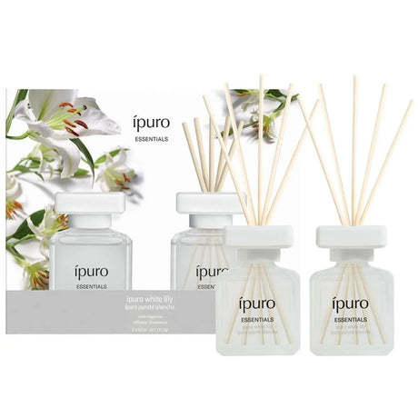 Ipuro geurdiffuser white lily 2 x 50 ml
