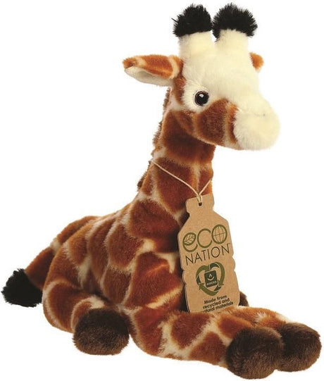 Aurora Plüschtier Kuscheltier - Giraffe - 21 cm - liegend - Wildtier Kuscheltier