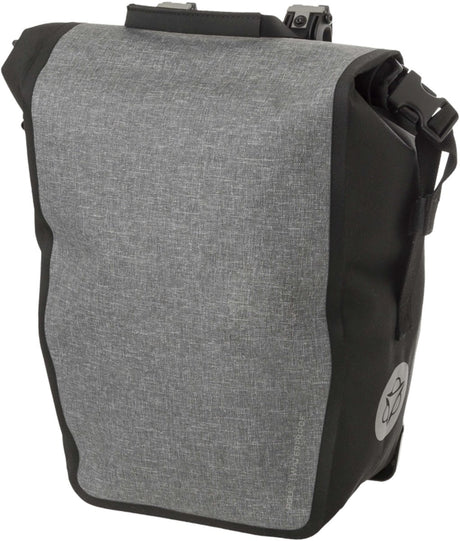 Agu clean enkele fietstas shelter click'ngo medium melange grey