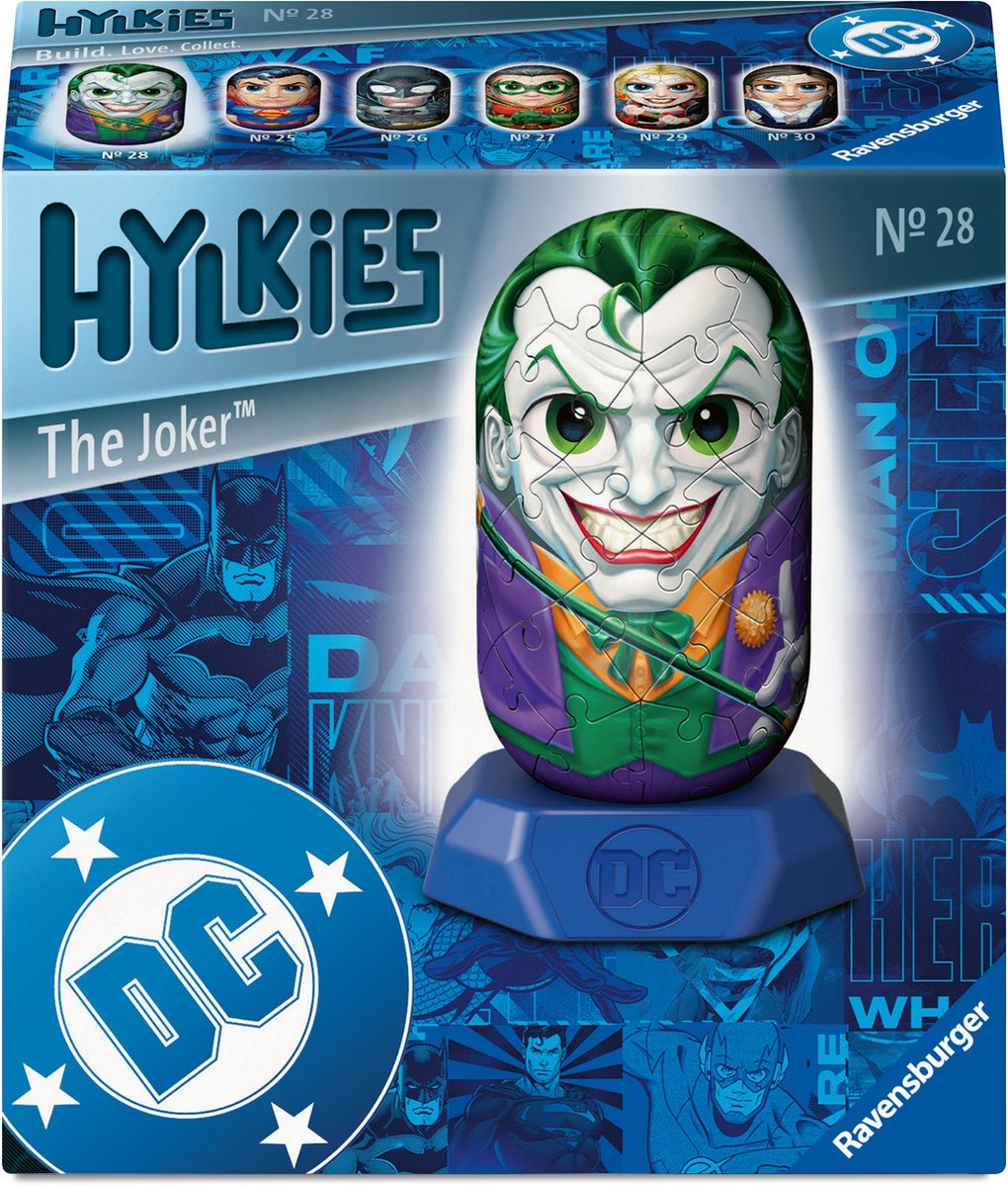 Ravensburger - Hylkies - DC Joker - Aufbauspiel - 54 Teile